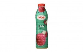 Guruji Litchi Squash   Plastic Bottle  750 millilitre